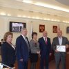 Вручение свидетельств о занесении в  областную Галерею Славы