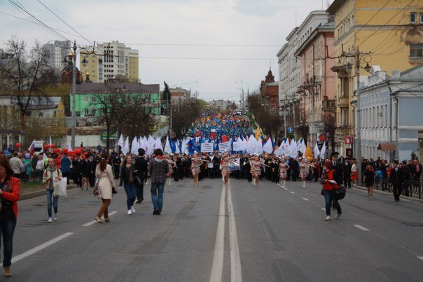 ВО ВЛАДИМИРЕ ОТМЕТИЛИ ПЕРВОМАЙ