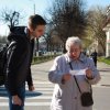 Раздача флаеров накануне 1 мая 2016